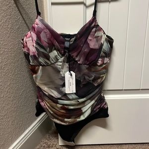 Express floral body suit